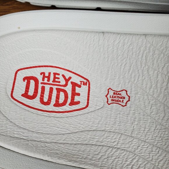 Hey Dude Slides Men's 13 Phoenix American USA Flag Slip On Casual Sandals - Picture 8 of 10